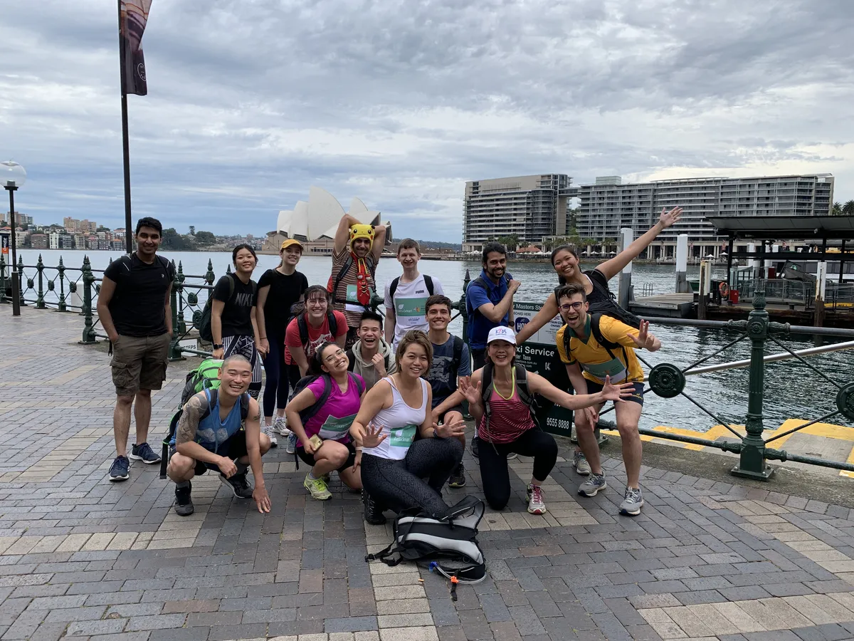 Art of Smart team fundraising together at the City2Surf in Sydney